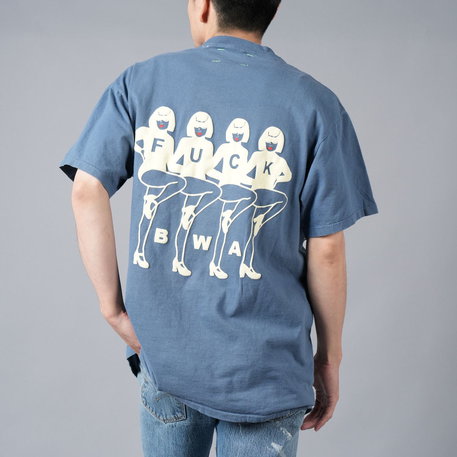 Kissing Idiots Tee / キシング イディオツ Tシャツ [Lサイズ] (ブルー)