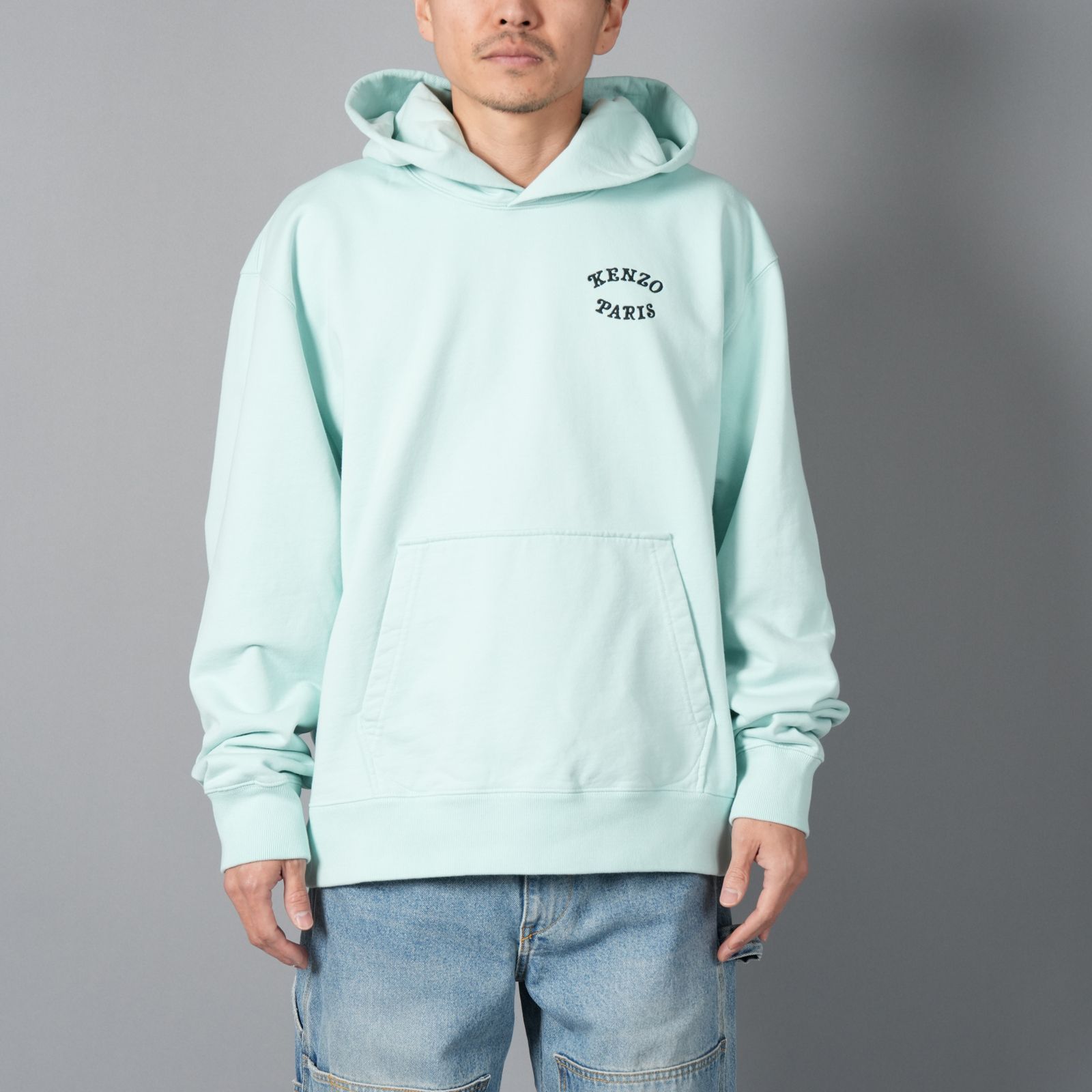 【限定】 VERDY COLLECTION EMBROIDERED CLASSIC HOODIE / 'KENZO by Verdy' エンブロイド フ―ディー / クラシックフーディー (ミント)