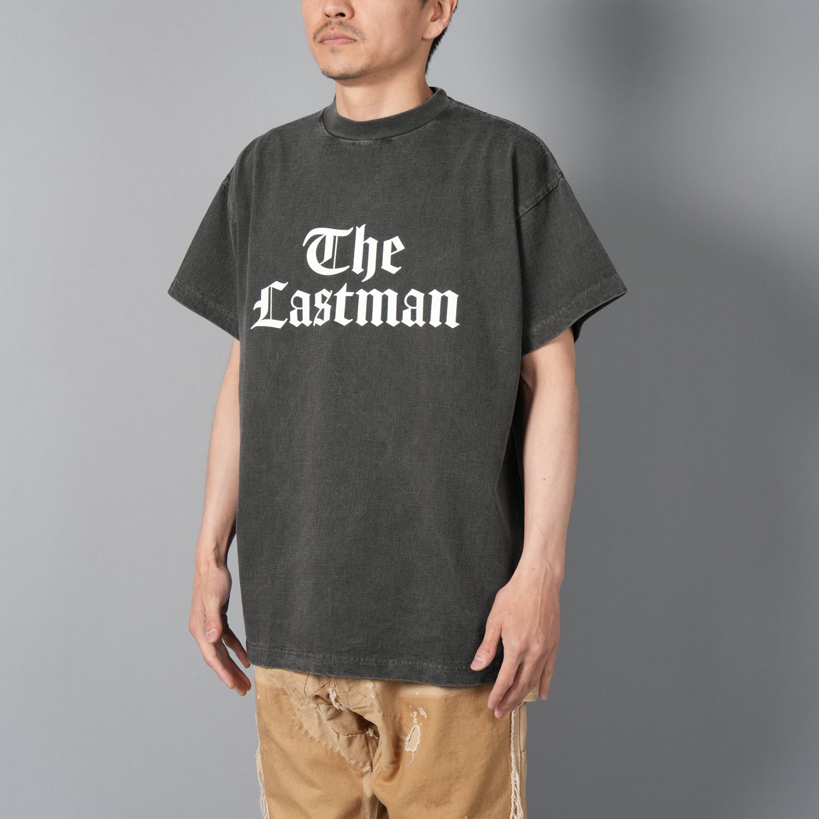PRINTED TEE SHIRTS "LM TIMES" / プリントTシャツ ラストマン タイムズ / Tシャツ (ブラック)