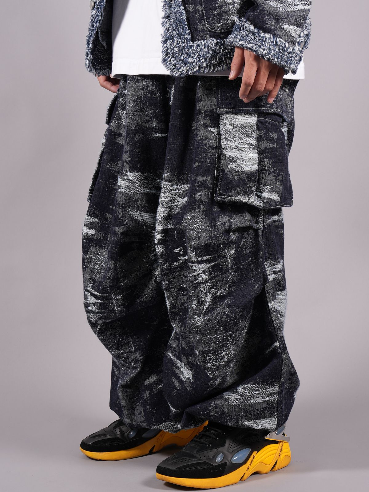 TAAKK - TAAKK DENIM CARGO PANTS C#/ONE WASH / タークデニム カーゴ