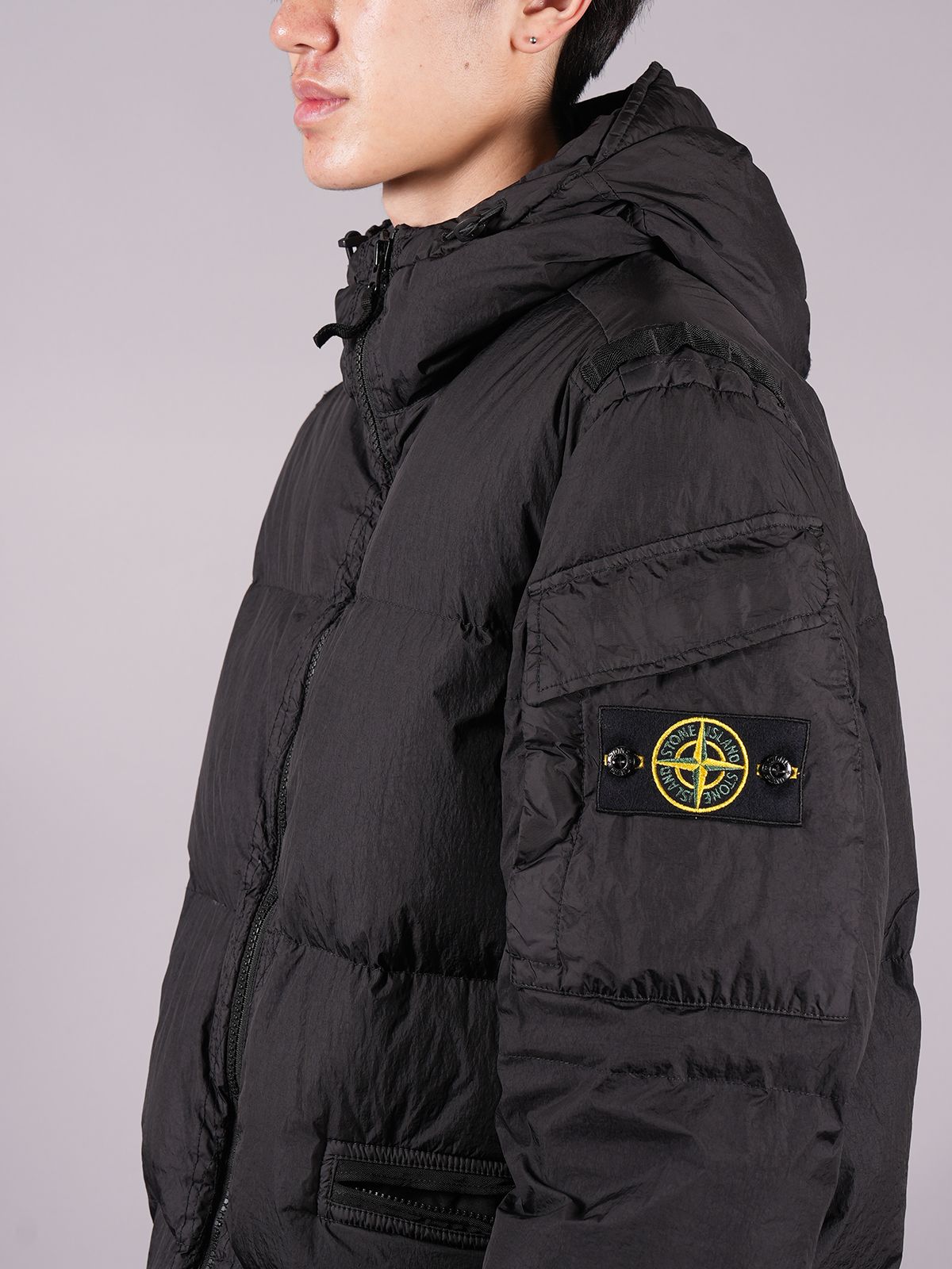 STONE ISLAND - 【ラスト1点】 GARMENT DYED CRINKLE REPS R-NY 