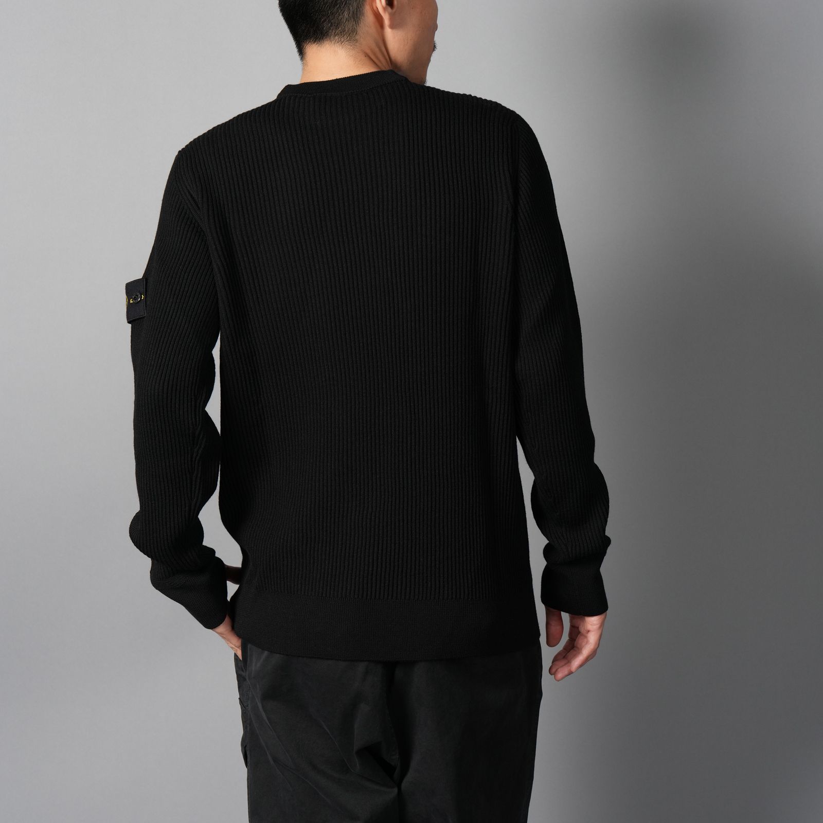 5100053 / FULL RIB RWS WOOL / ニットセーター (ブラック)