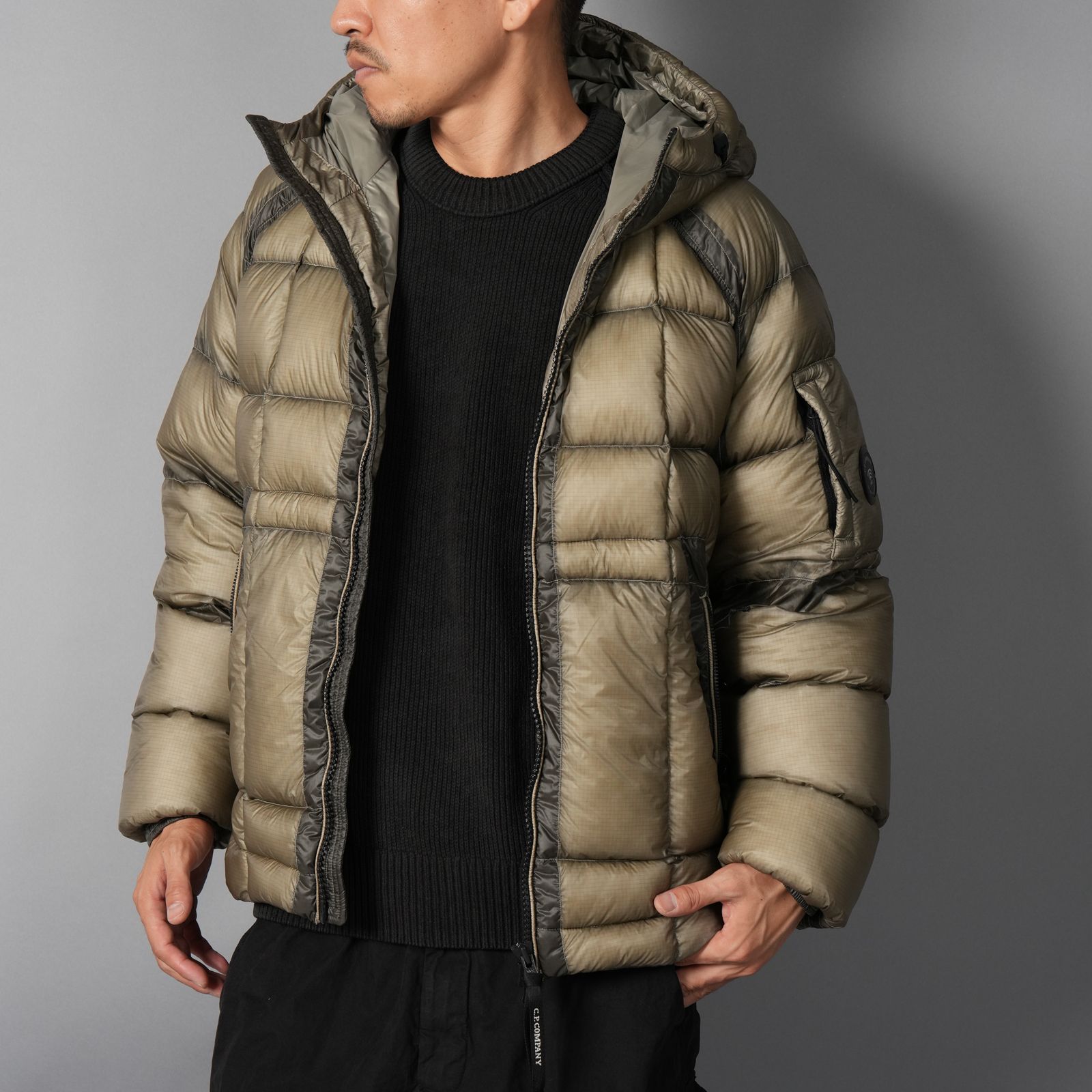 【残りわずか】D.D. SHELL HOODED DOWN JACKET / フーデッド ダウンジャケット (フォールンロック)