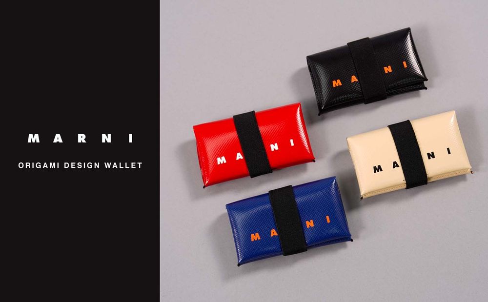 MARNI / PVC ウォレット オリガミ デザイン