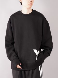 ラスト1点 / U CH1 LARGE CREW SWEAT SHIRTS / ラージ クルー スウェットシャツ  (ブラック)