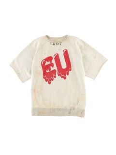 EU-A21-0000-052/EU STM SS SWEAT / イーユー セントマイケル ショートスリーブ スウェット (グレー)