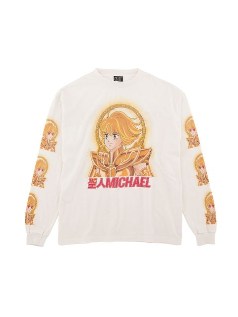 ラスト1点 / SM-S21-0000-011/LS TEE_聖人MICHAEL_WHITE / ロンT  (ホワイト)