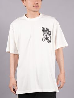 BRUSH GFX SS T  / ブラッシュ グラフィックス Tシャツ 【オーバーシルエット】   (ホワイト)