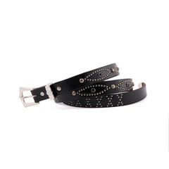 【コラボ】SM-MK8-0000-C64 / HTC_BELT_NARROW / BLACK STONE / BLK / ベルト  (ブラック/ブラック)