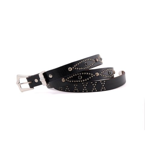 【コラボ】SM-MK8-0000-C64 / HTC_BELT_NARROW / BLACK STONE / BLK / ベルト  (ブラック/ブラック)
