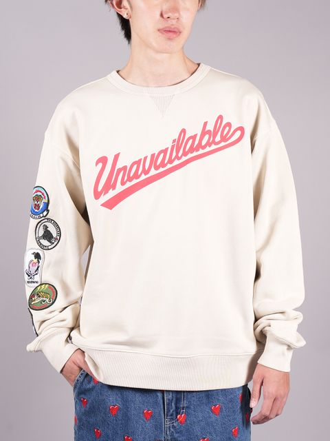 ラスト1点 / EU PATCHES CREWNECK / トレーナー   (オートミル)