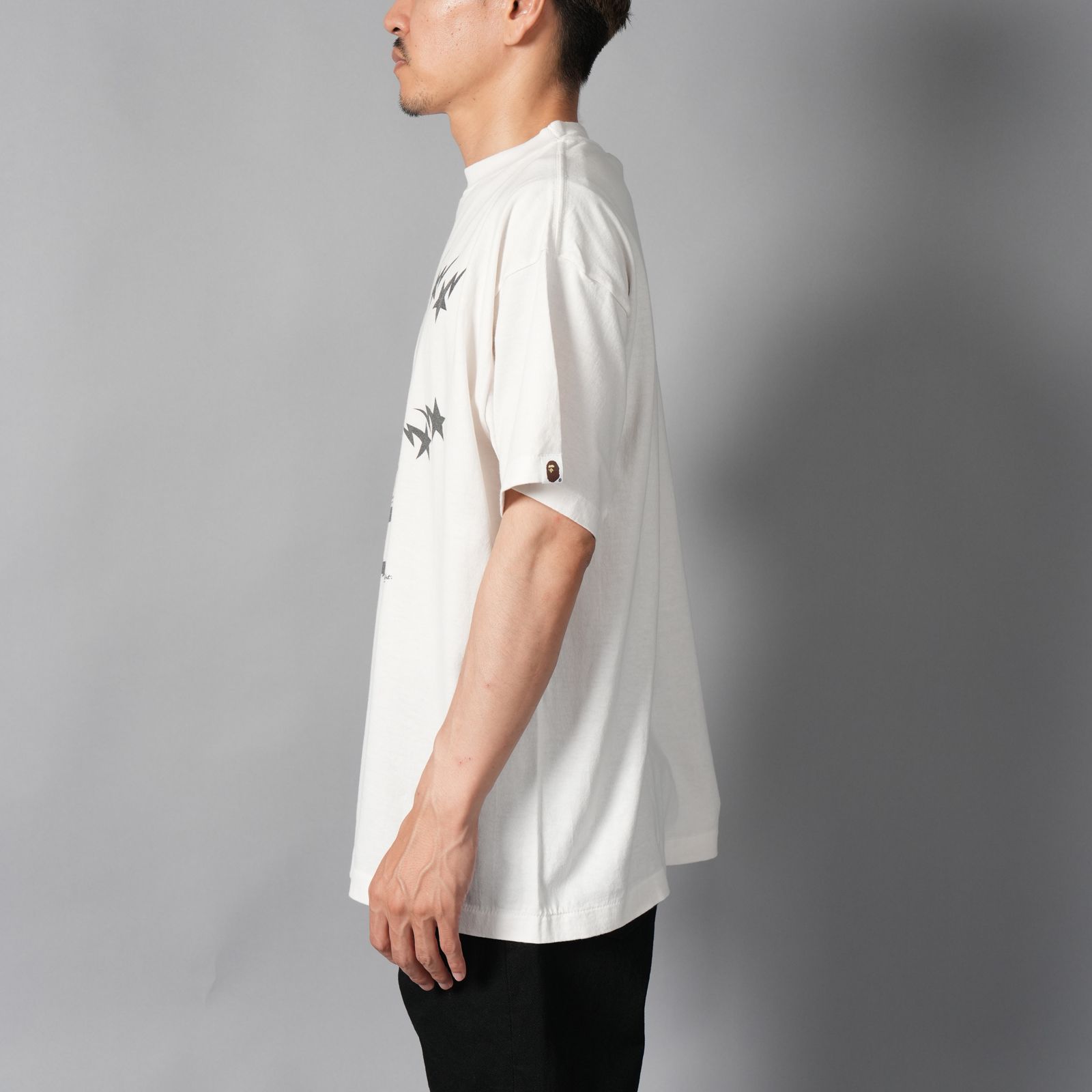 【ラスト1点】【コラボ】SM-MK1-0000-C34 / BAPE_SS T-SHIRT / JUMP / WHITE / Tシャツ (ホワイト)