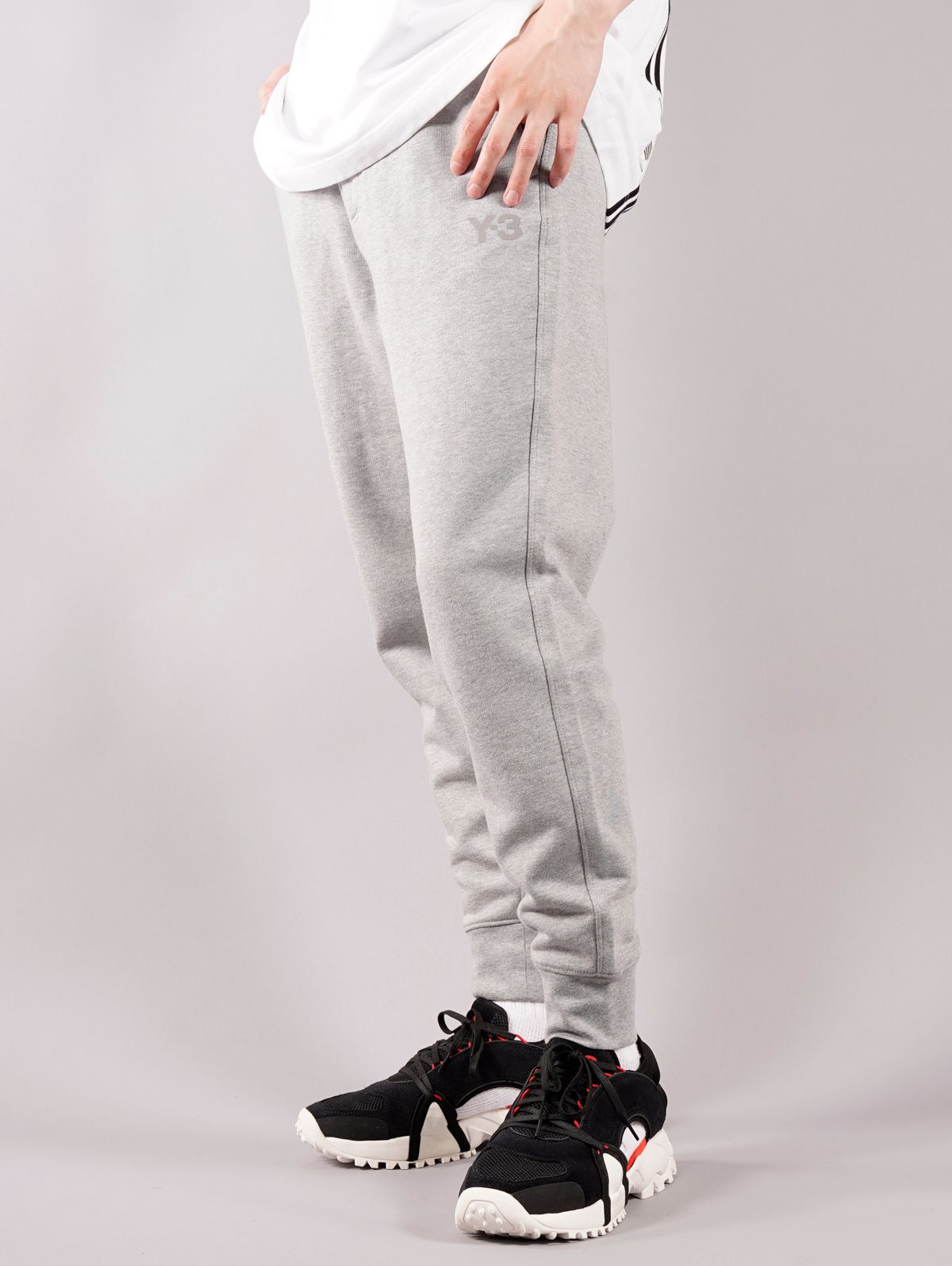 ラスト1点 / M CLASSIC TERRY CUFFED PANTS / メンズ クラシック テリー カフド パンツ (グレー)
