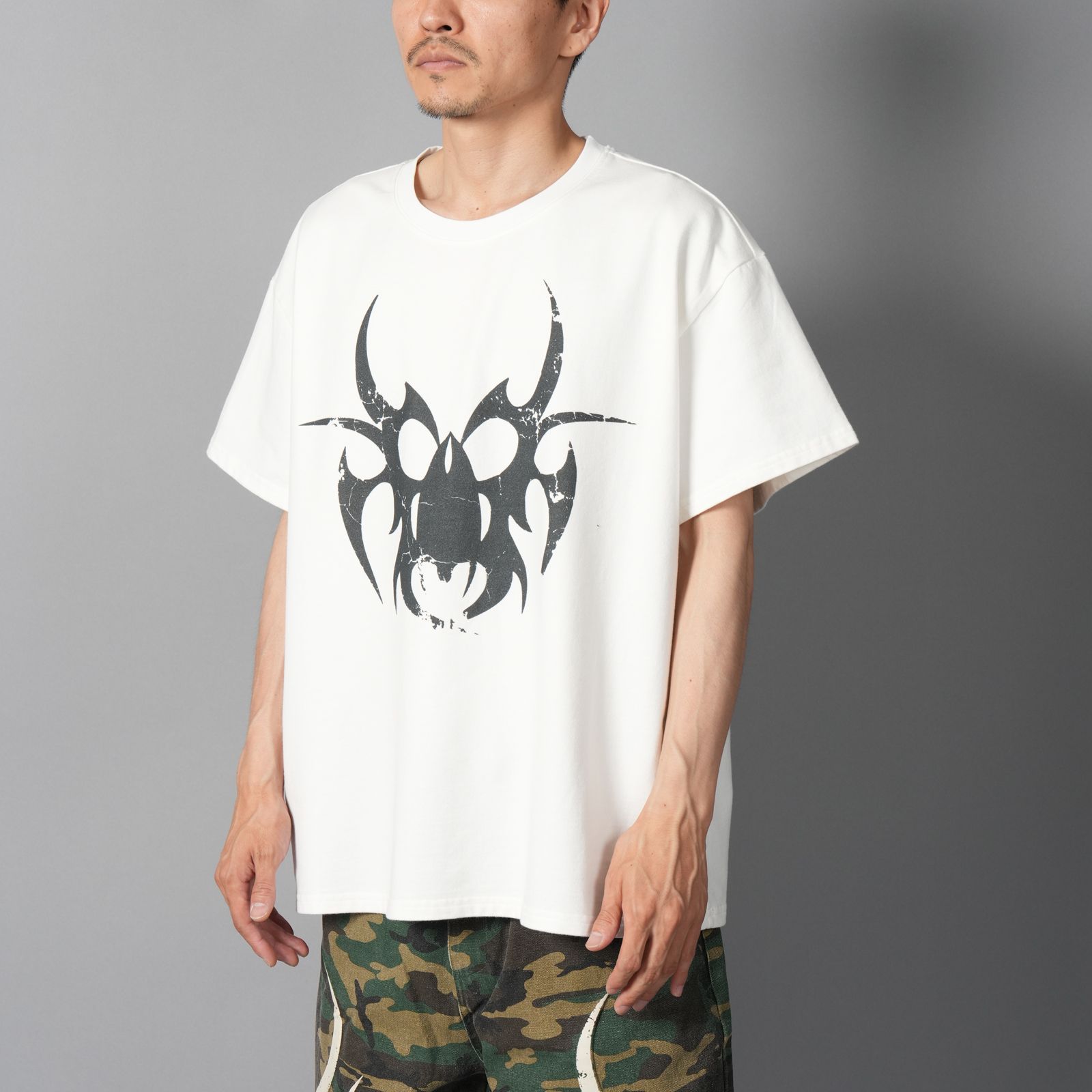Deathgrip T-shirt / デスグリップ Tシャツ (クリーム)
