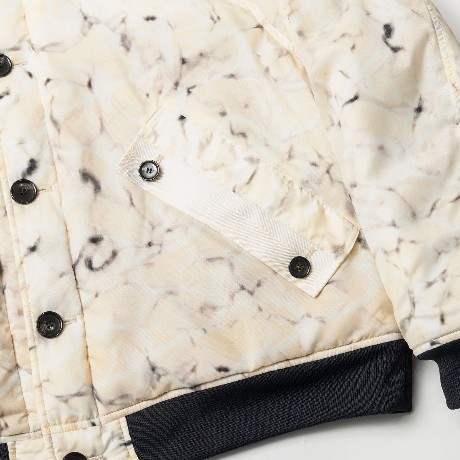 WR REAMIDE DOBBY FLIGHT JACKET  / フライトジャケット (マーブルベージュ)