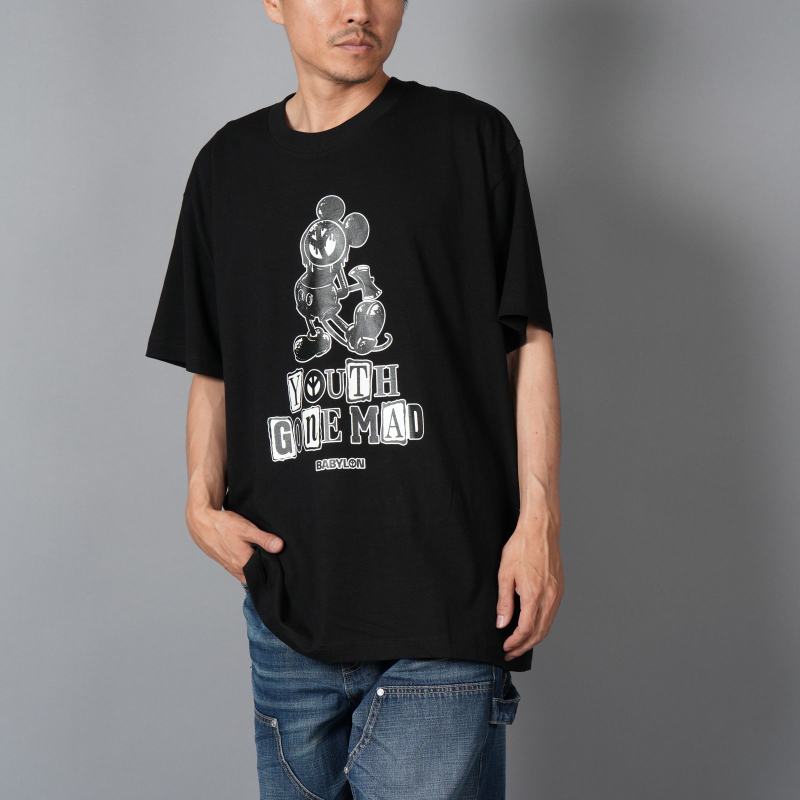 S/S YOUTH GONE MAD TEE / Tシャツ  (ジェッドブラック)