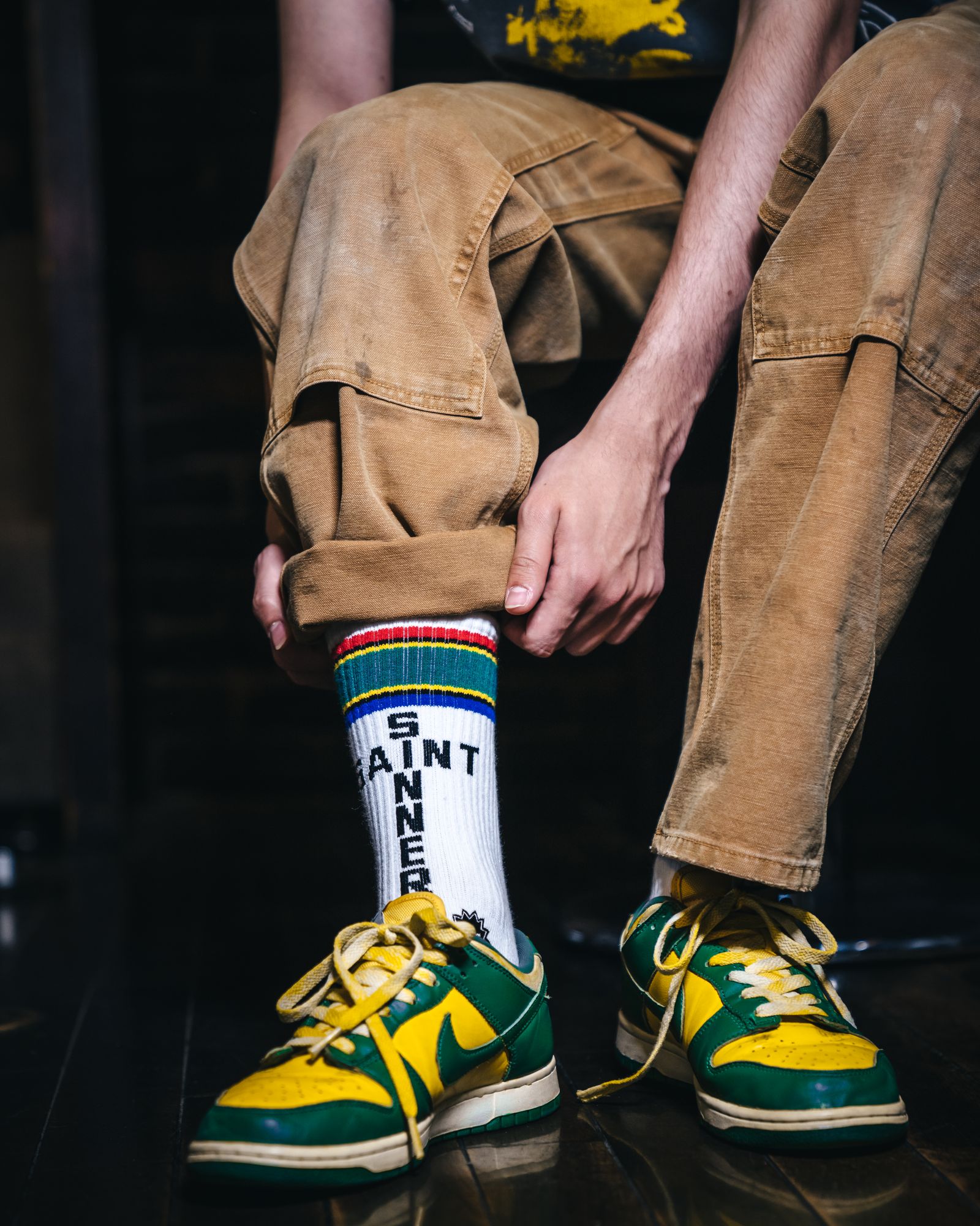SAINT M×××××× - 【ラスト1点】 SM-S23-0000-129 / SOCKS