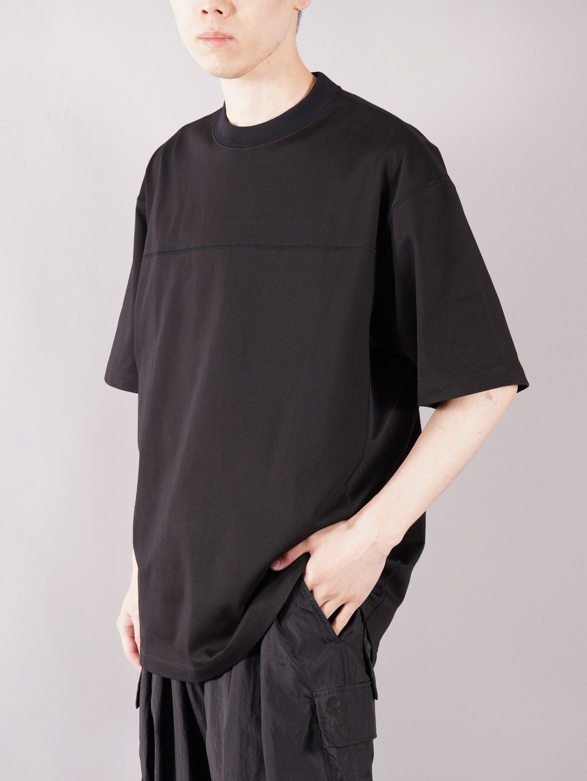 D-VEC - 【ラスト1点】COTTON PLATING SHORT T-SHIRT / ショート T