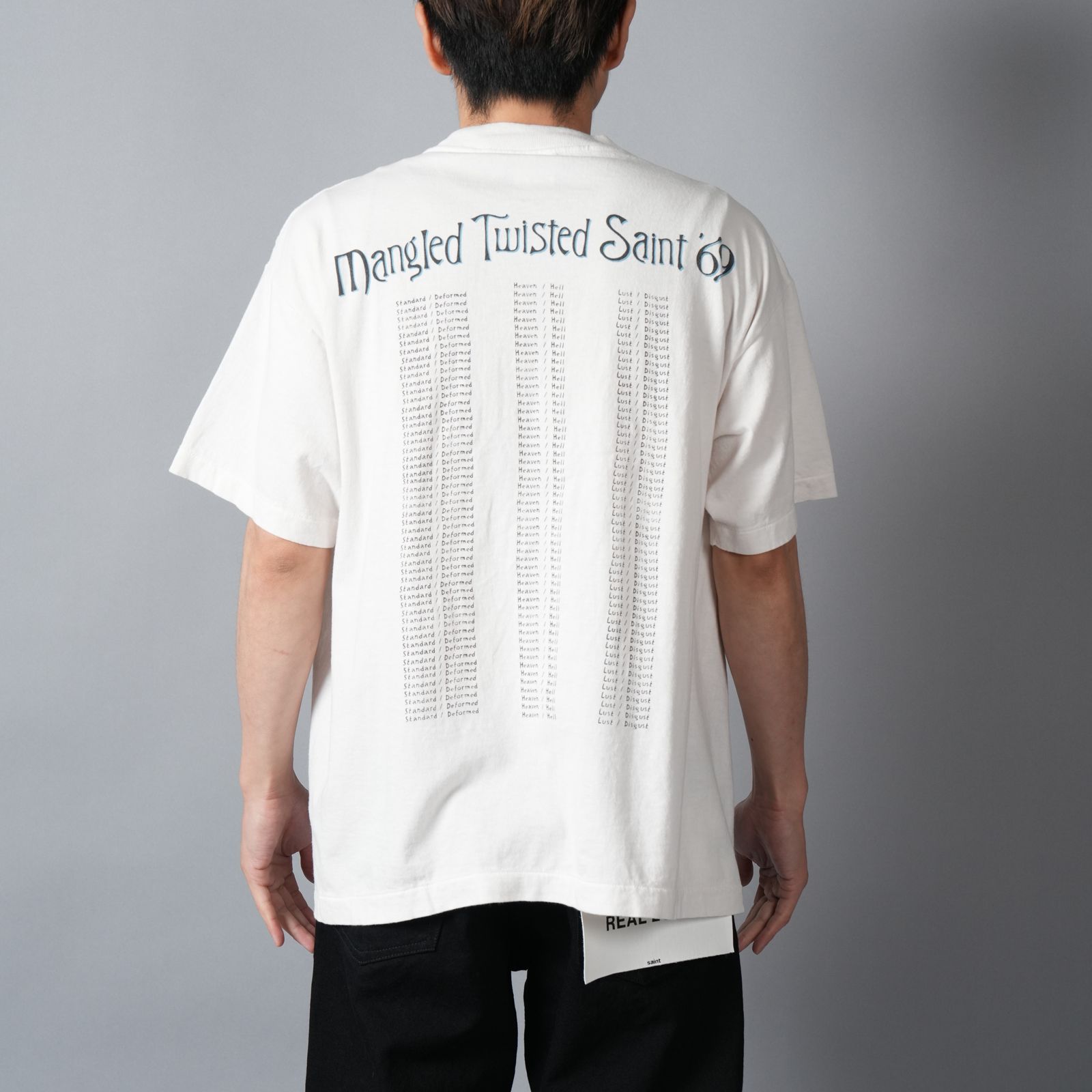 【ラスト1点】【コラボ】SM-MK8-0000-C09 / SW_SS T-SHIRT / TWISTED SAINT / Tシャツ (ホワイト)