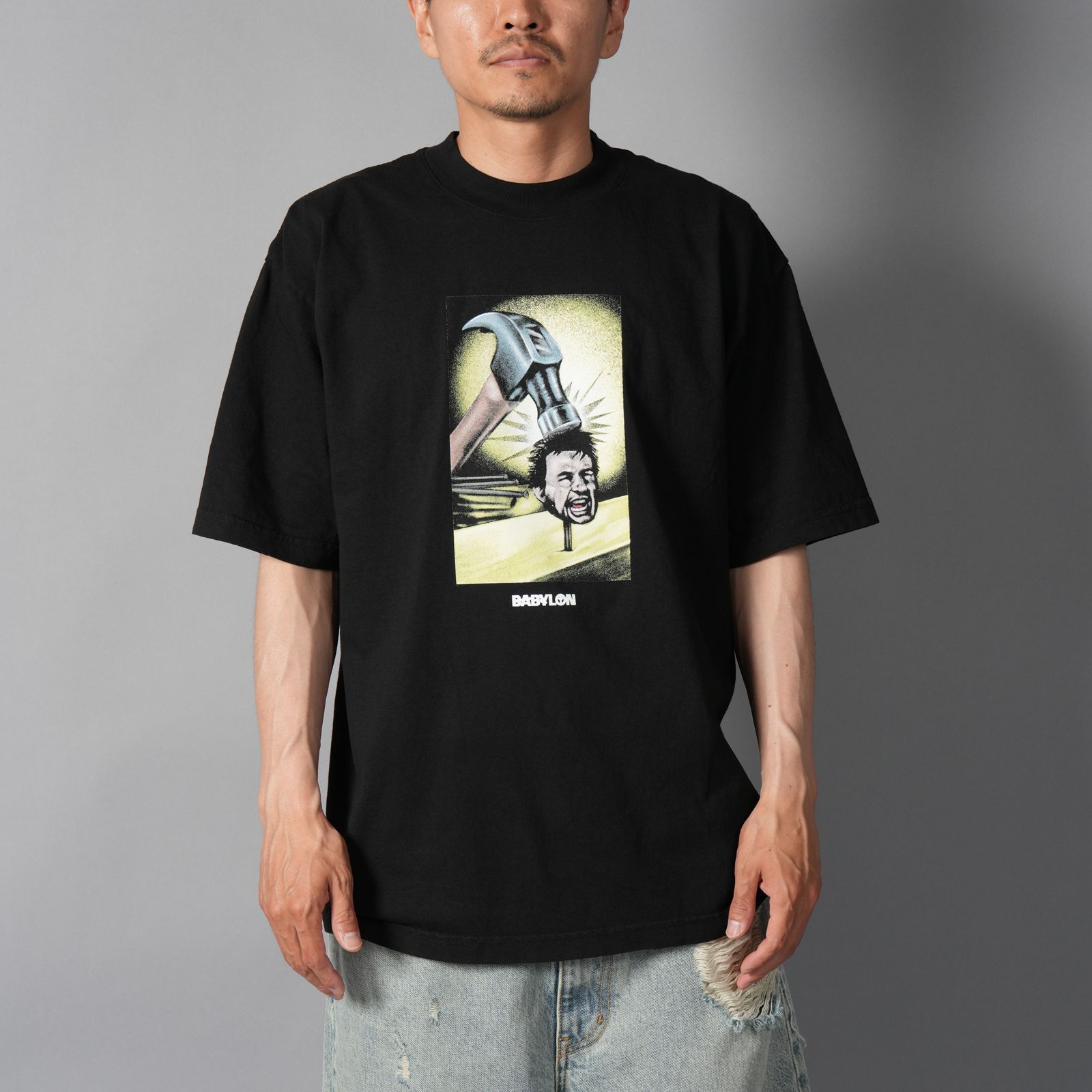 BB HAMMERHEAR TEE / Tシャツ  (ジェットブラック)