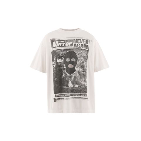 【コラボ】SM-MK8-0000-C02 / JR_SS T-SHIRT / MASK / WHITE / Tシャツ (ホワイト)