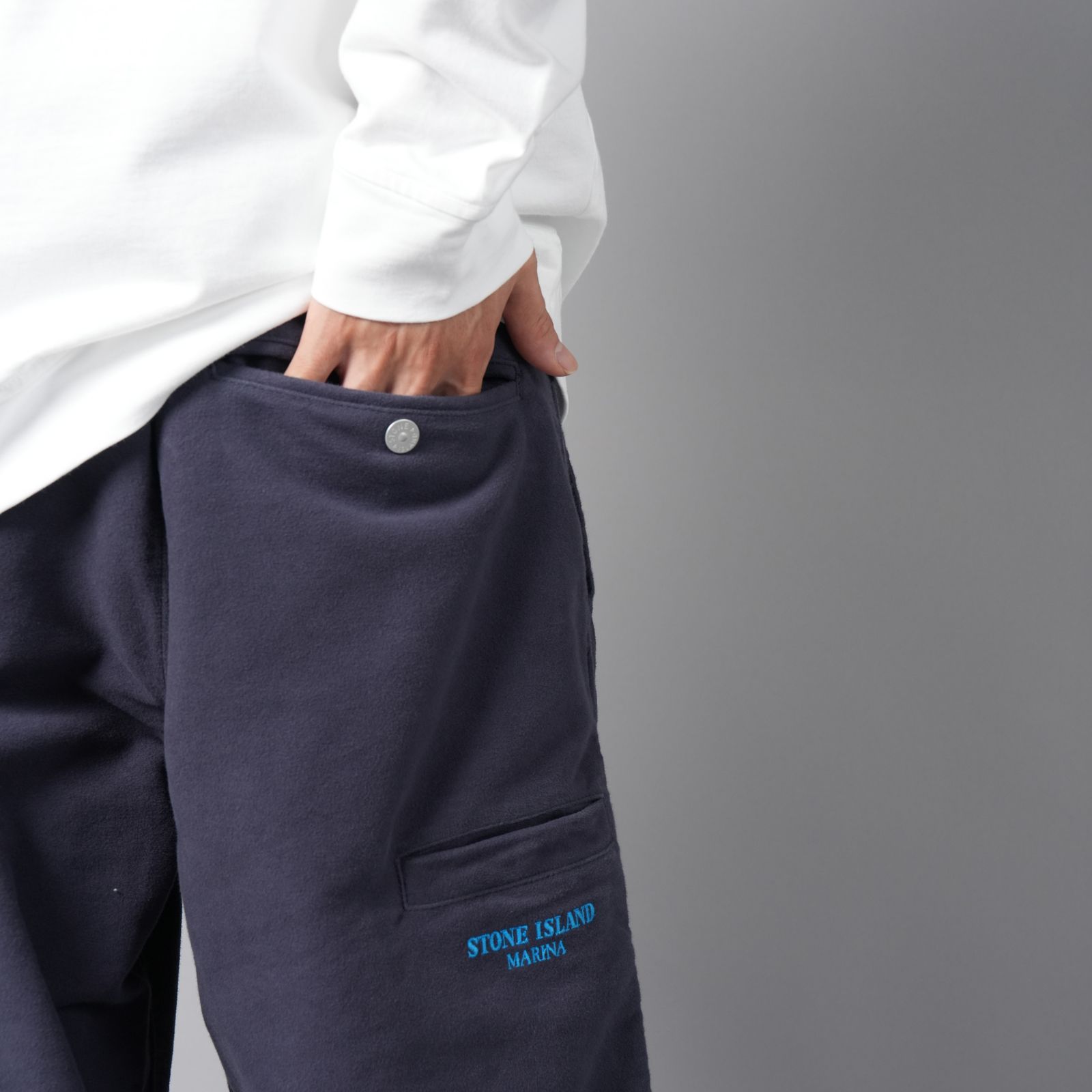 STONE ISLAND - 319X6 COTTON MOLESKIN_STONE ISLAND MARINA STONE ISLAND - 319X6 COTTON MOLESKIN_STONE ISLAND MARINA