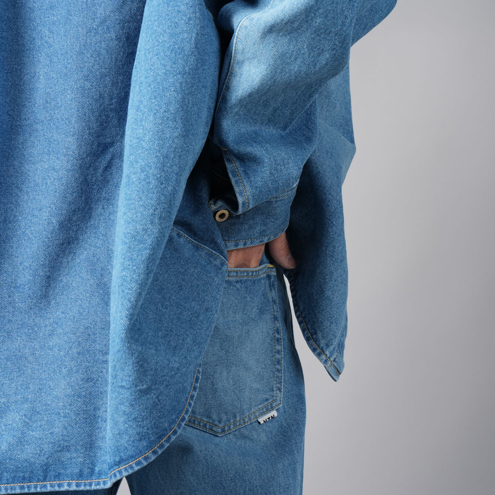 【ラスト1点】BETA 5 POCKET PANTS / ベータ 5ポケット パンツ (ウォッシュドブルー)