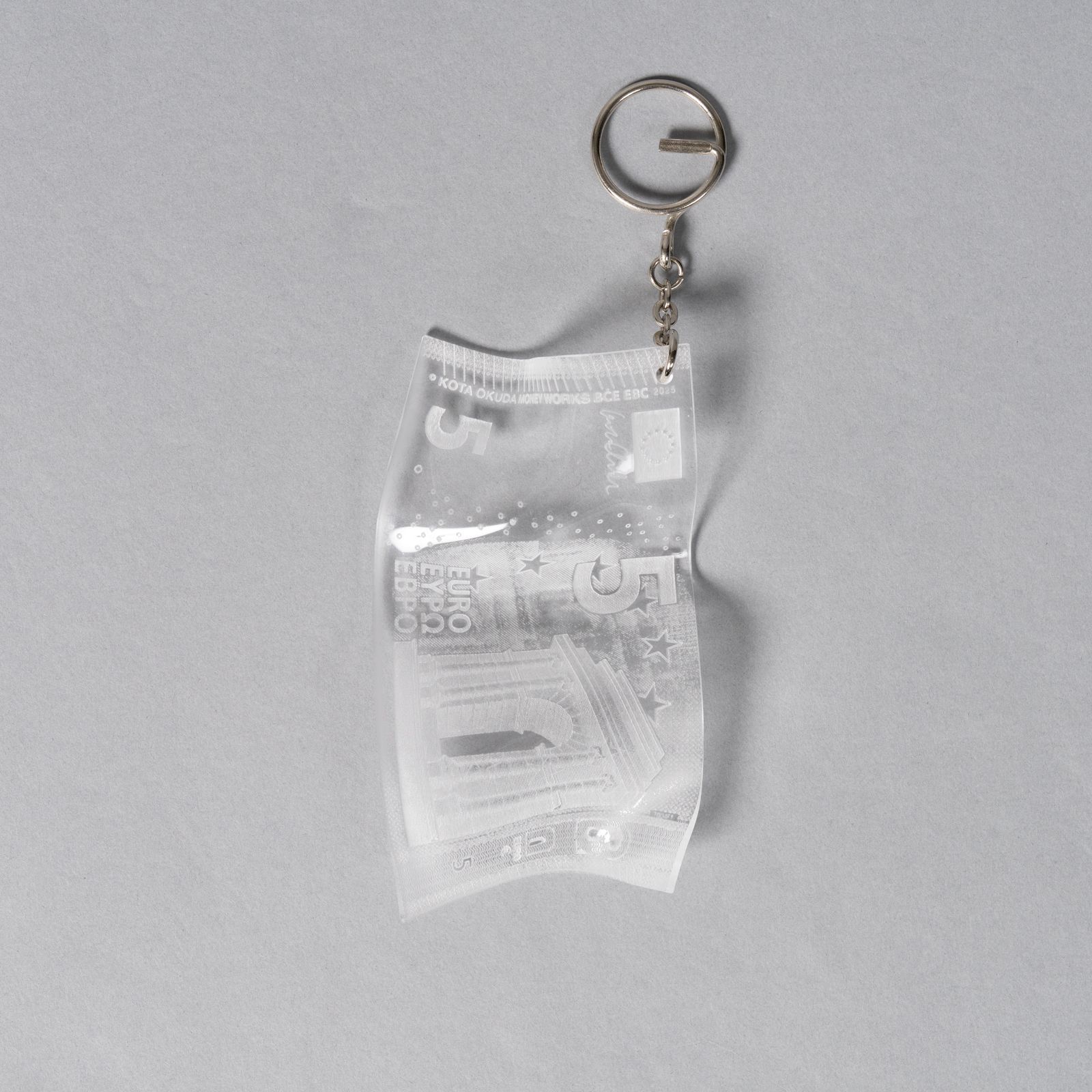 ACRYLIC KEYRING / アクリルキーリング / EURO / ユーロ (クリア)