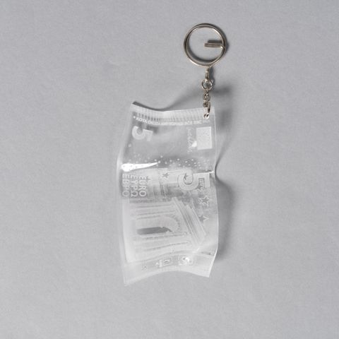 ACRYLIC KEYRING / アクリルキーリング / EURO / ユーロ (クリア)