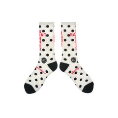 SM-MK8-0000-101 / SOCKS / DOT / WHITE / ソックス (ホワイト)