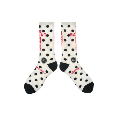 SM-MK8-0000-101 / SOCKS / DOT / WHITE / ソックス (ホワイト)