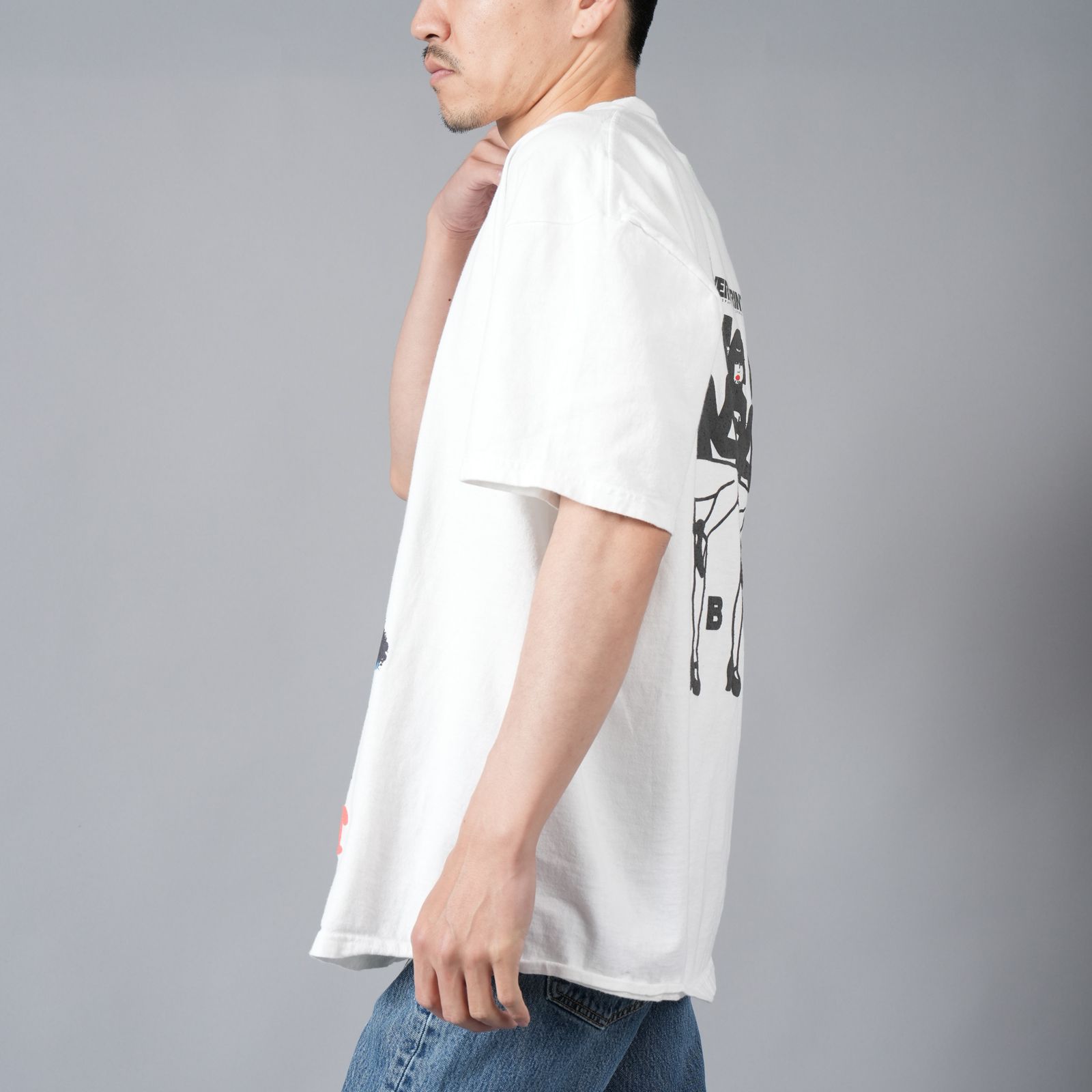 Kissing Idiots Tee / キシング イディオツ Tシャツ [XLサイズ] (ホワイト)