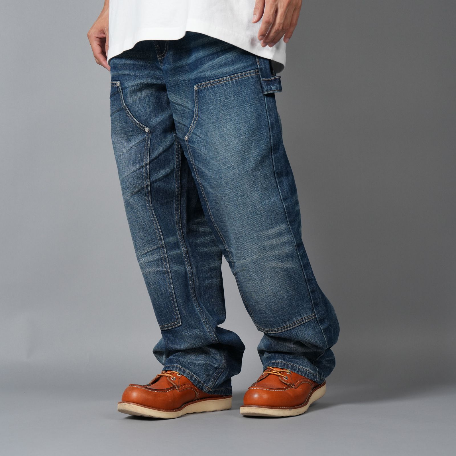 DOUBLE KNEE PANT / ダブルニーパンツ  (ワーカーズブルー)