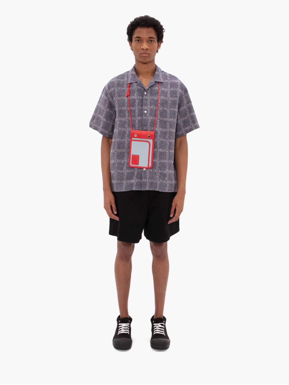 ラスト1点 / SHORT SLEEVE SHIRT / ショートスリーブシャツ (ネイビー)