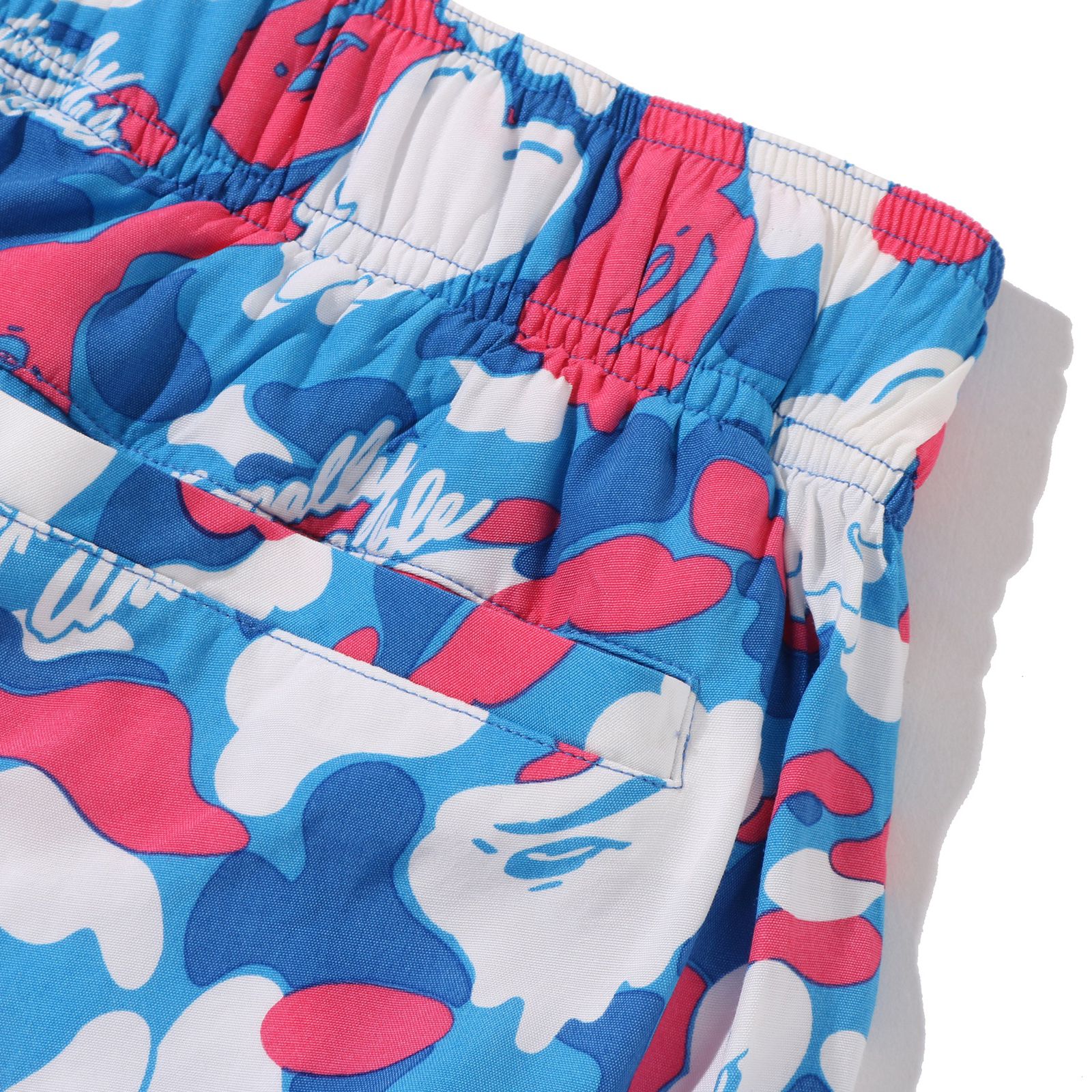 【コラボ】EU-MK8-0000-C06 / EU APE ALOHA SHORTS / BLUE / ショーツ (ブルー)