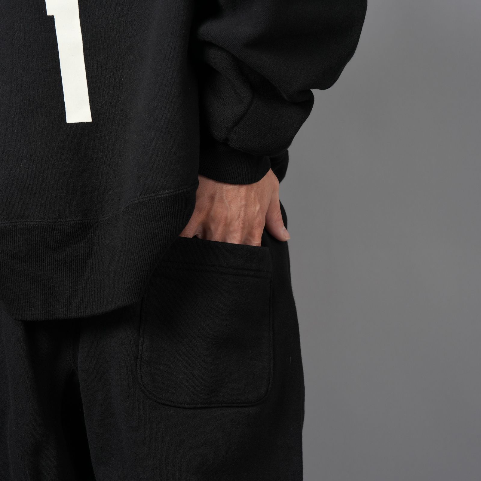 【ラスト1点】SM-YS1-0000-049 / SWT PNT / IT'S SAINT / BLACK / スウェットパンツ (ブラック)