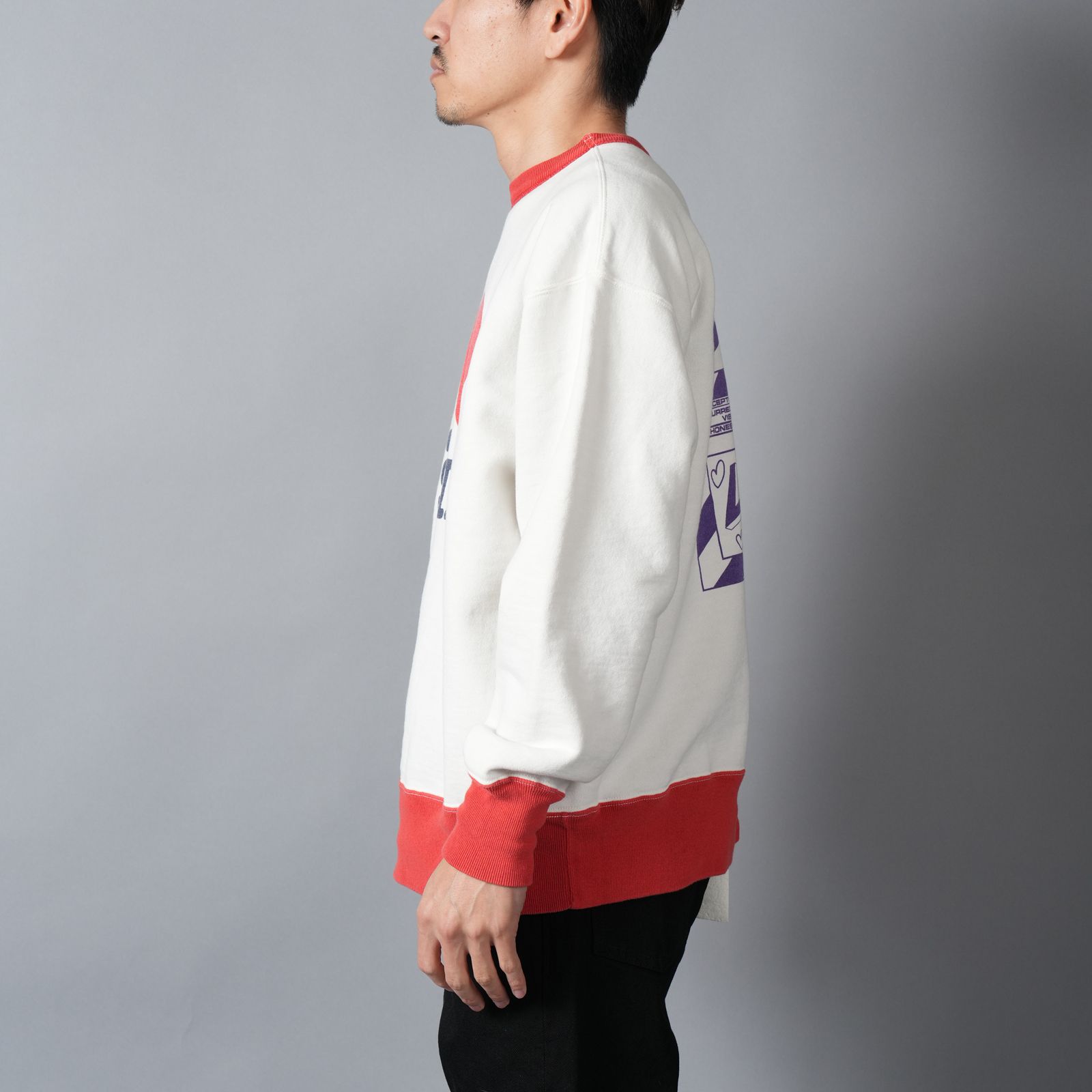 【残りわずか】SM-MK8-0000-055 / CRW NECK SWT / I LOVE SAINT / WHT / スウェット・トレーナー (ホワイト)