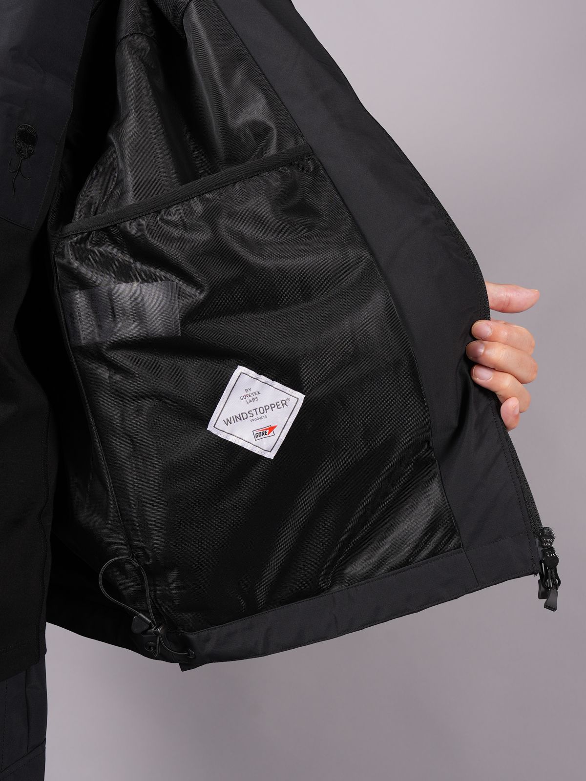 【ラスト1点】WINDSTOPPER BY GORE-TEX LABS 2L SHRTS JACKET / ゴアテックス ラボ / シャツジャケット (ブラック)