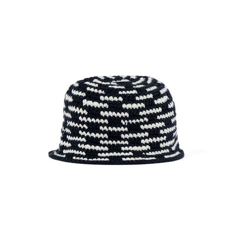 SM-HR8-0000-084 / KNIT BUCKET HAT / ニットバケットハット / BLACK (ブラック)