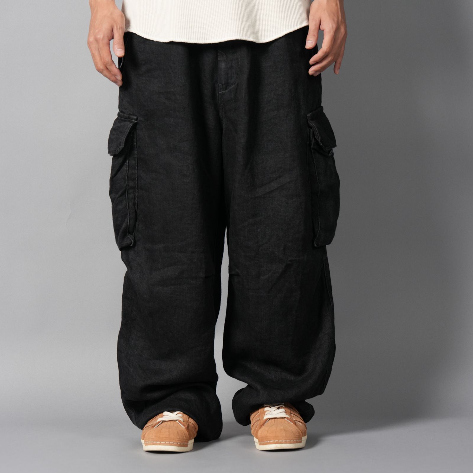 M47 Denim Cargo Pants / デニムカーゴパンツ (ブラック)