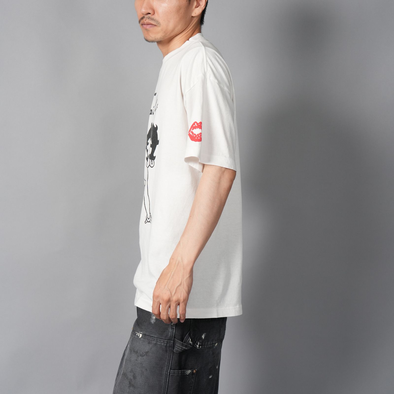 【コラボ】 SM-HR1-0000-C40 / BTY_SS TEE / BETTY / WHITE / Tシャツ (ホワイト)