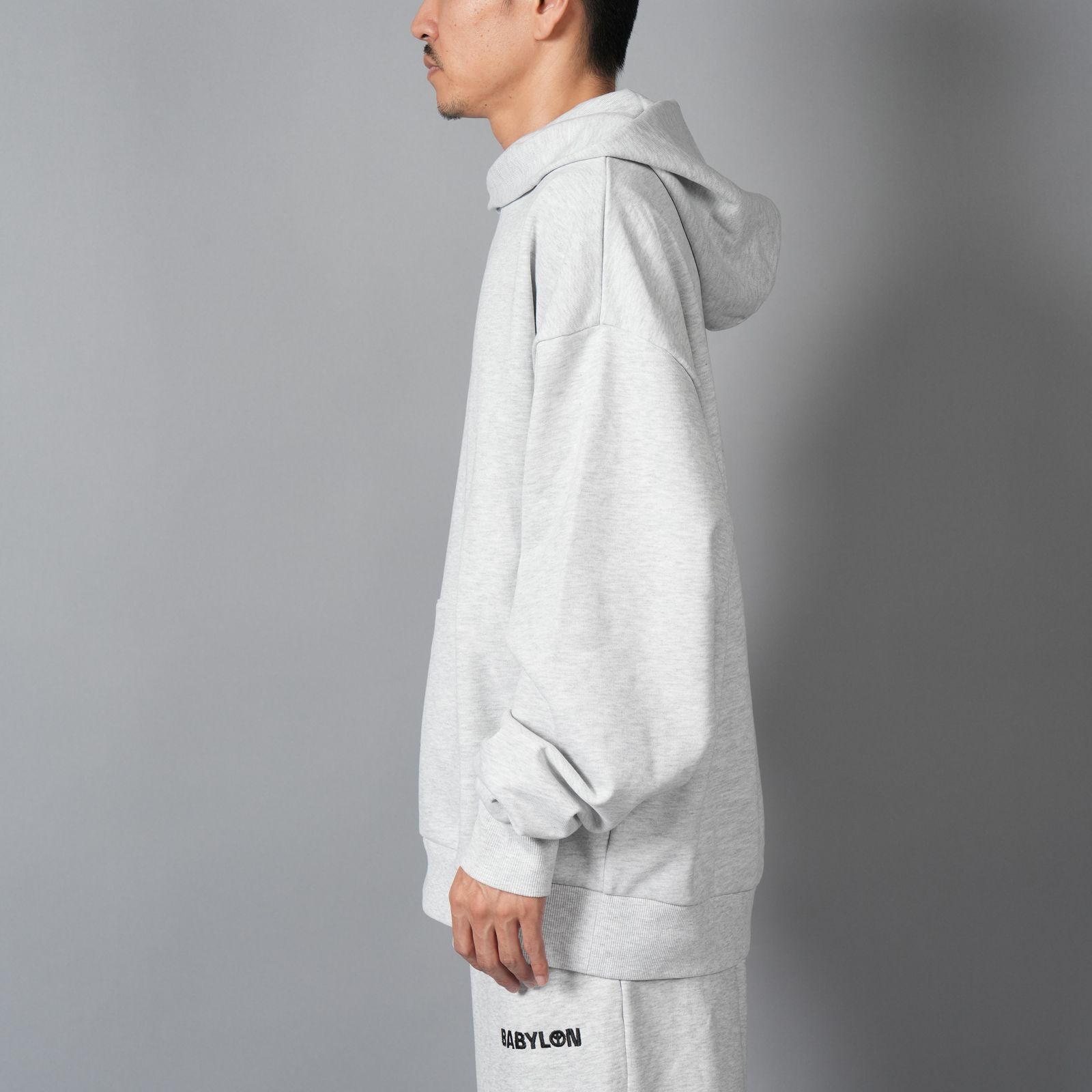 SHOP HOODIE / ショップフーディー  (ライトアッシュヘザー)