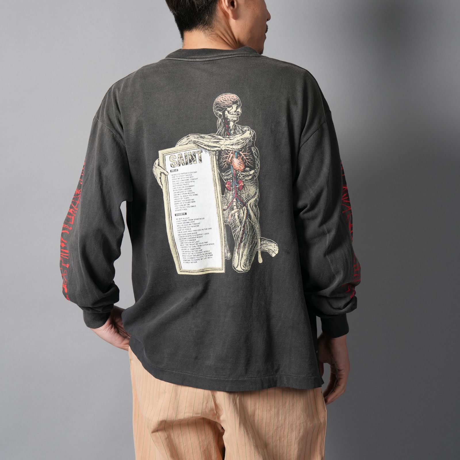 SM-MK8-0000-026 / LS T-SHIRT / HEAD / BLACK ロンT・カットソー (ブラック)