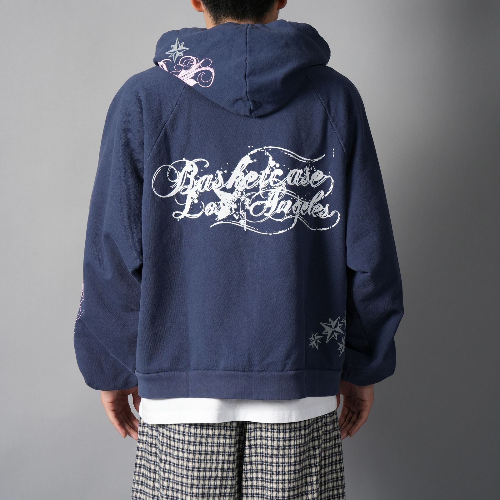 LEXI, zip up / ジップアップパーカー (ネイビーブルー)