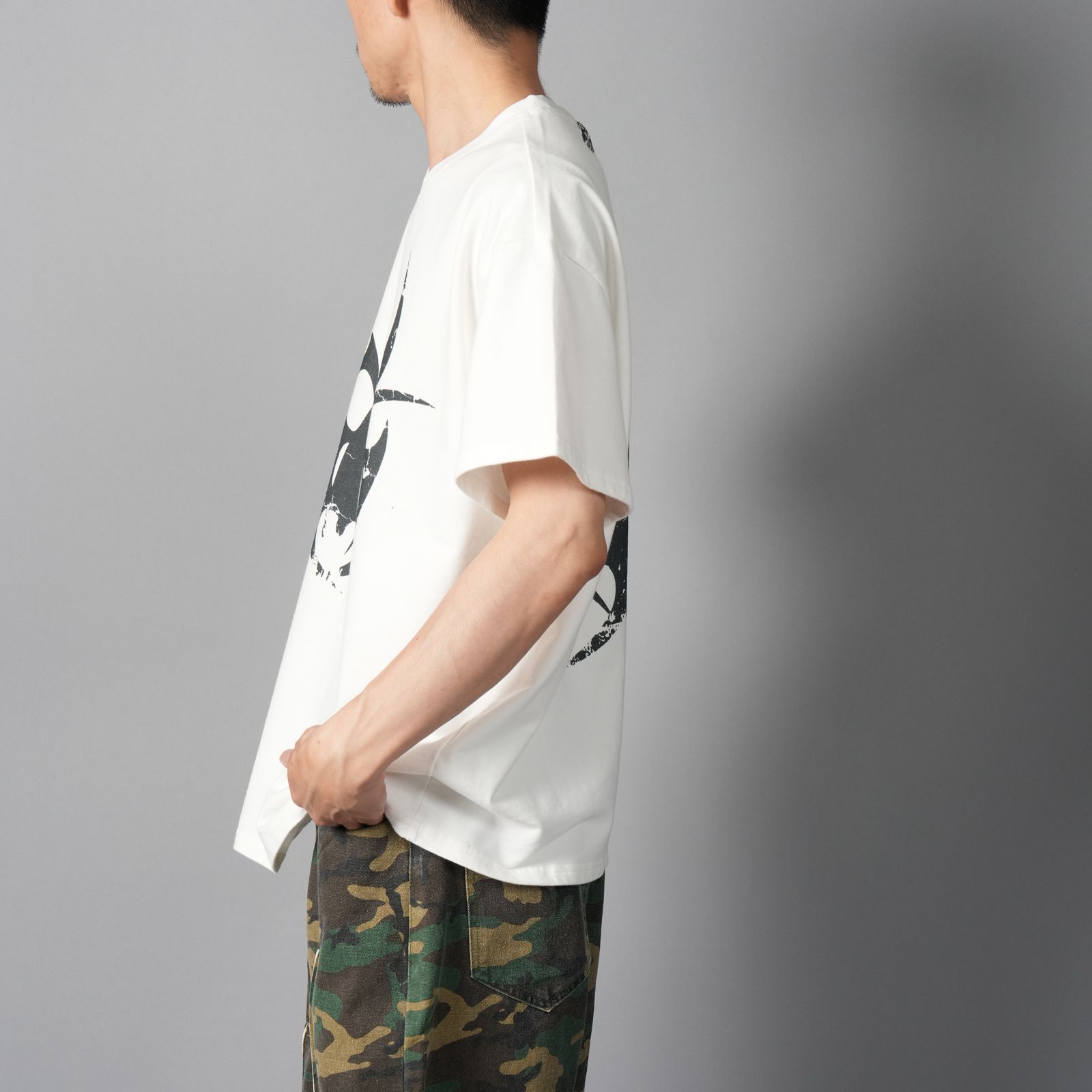 Deathgrip T-shirt / デスグリップ Tシャツ (クリーム)