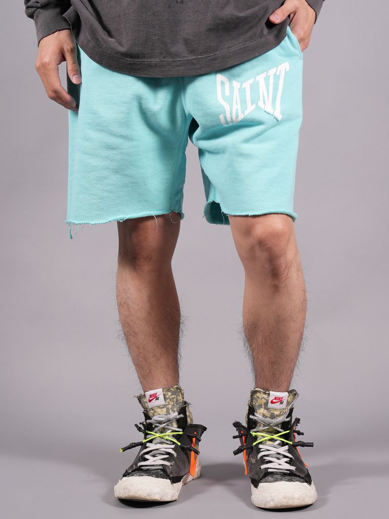 SAINT M×××××× 【ラスト1点】 SM-S23-0000-057 SHORTS SAINT ショートパンツ (ブルー)  Confidence