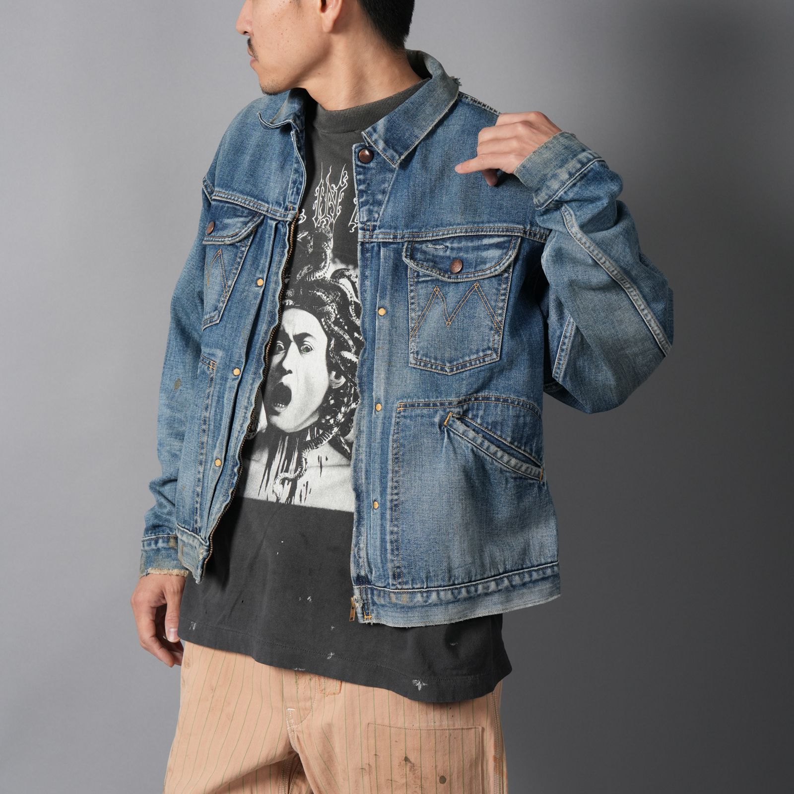 【残りわずか】SM-HR1-0000-080 / DENIM JACKET / M / BLUE / デニムジャケット (ブルー)