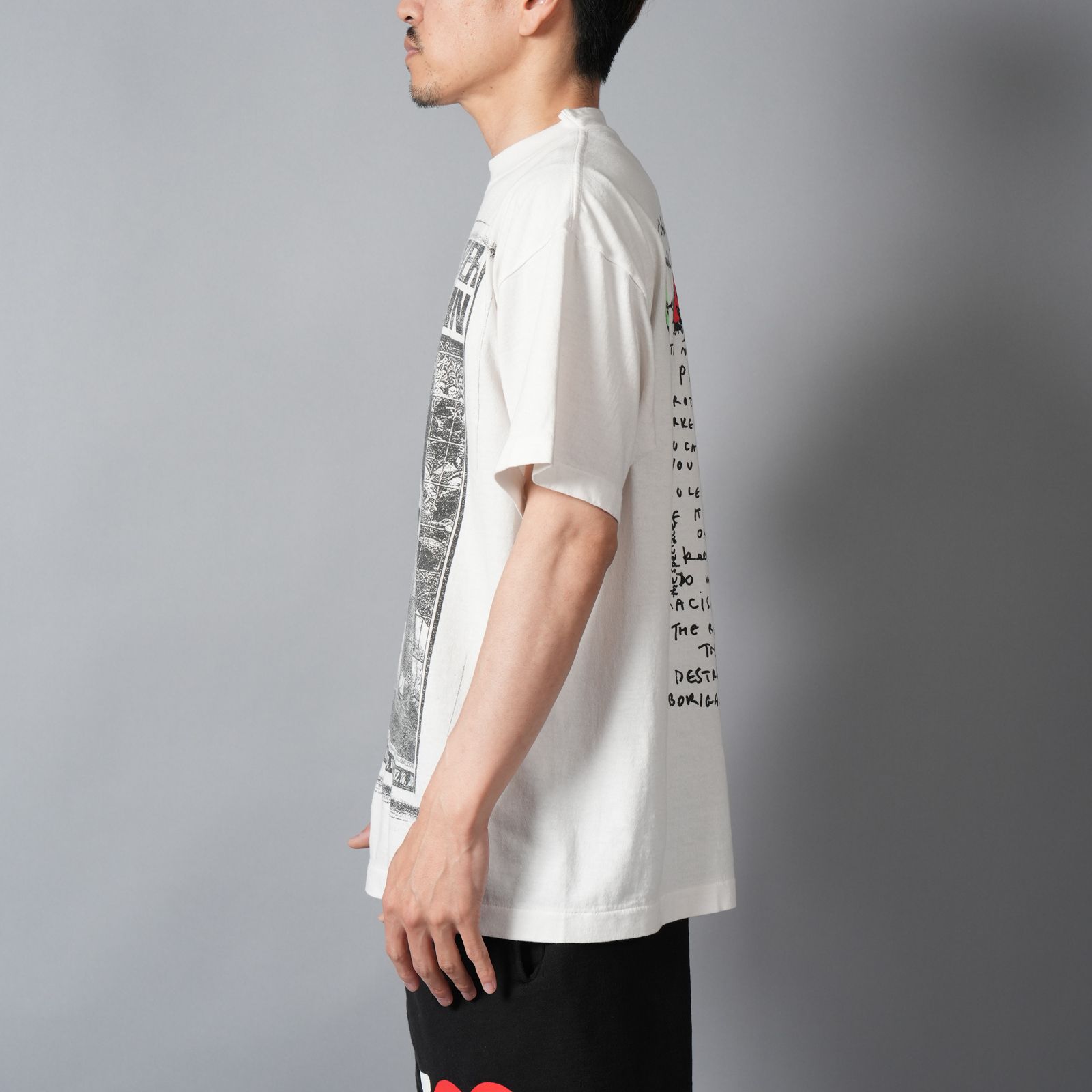 【残りわずか】【コラボ】SM-MK8-0000-C02 / JR_SS T-SHIRT / MASK / WHITE / Tシャツ (ホワイト)