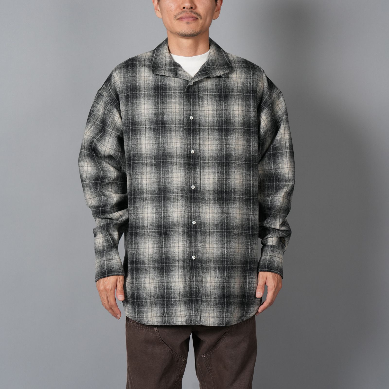 【限定】Basicks x Pendleton x DELUXE / Shadow Check Shirt / シャドウ チェックシャツ (ブラック)