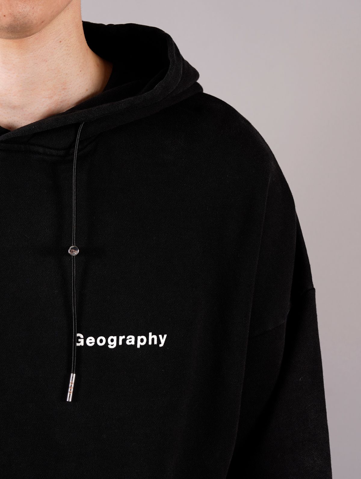 GEO - ラスト1点 / GEOGRAPHY HOODIE - フーディー (ブラック